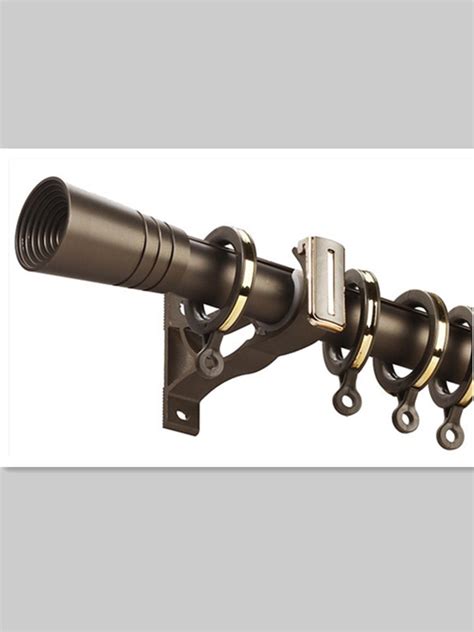 Qyry Mm Column Finial Aluminum Alloy Single Curtain Rod Set