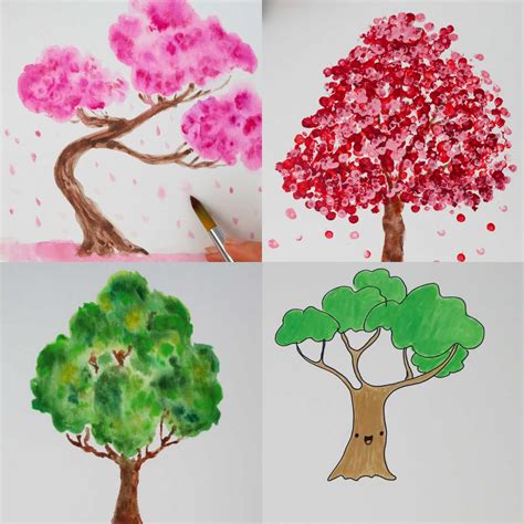 21 Easy Tree Drawing Ideas - Craftsy Hacks