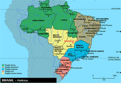 Tropico De Capricornio Brasil - Resultado de imagem para geografia tropicos e equador brasil ...