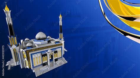 3d mosque wallpaper, modern mosque background, 3d rendering Stock ...