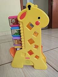 Fisher Price Girafa Pick A Block Mattel Amazon Br