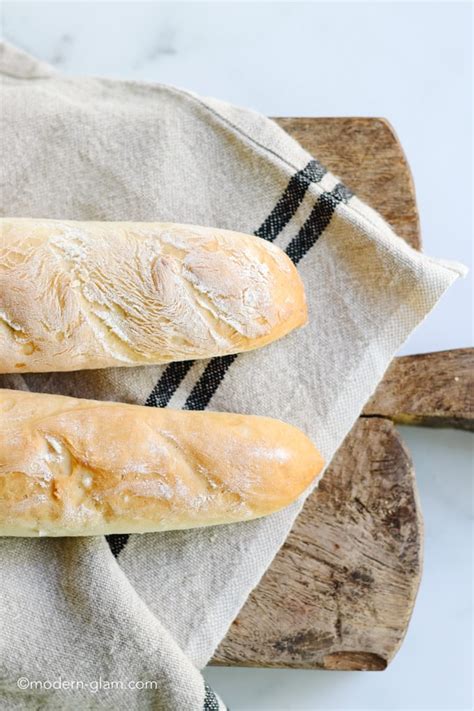 Crusty French Baguette Recipe - Modern Glam - Recipes