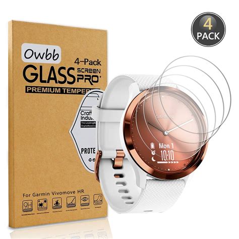 Owbb Pi Ces Film Protecteur D Cran En Verre Tremp Pour Garmin