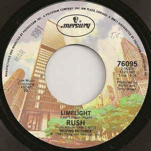 Rush – Limelight (1981, 72 Plant ID, Vinyl) - Discogs