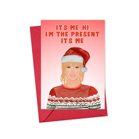 Taylor Swift Funny Christmas Card Pop Culture Holiday Cards – Holt x Palm