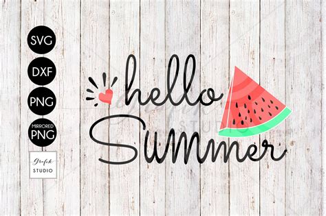 Hello Summer Beach Svg 85560 Svgs Design Bundles