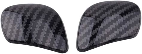 Amazon Citall Pcs Set Carbon Fiber Black Car Shift Knob Badge