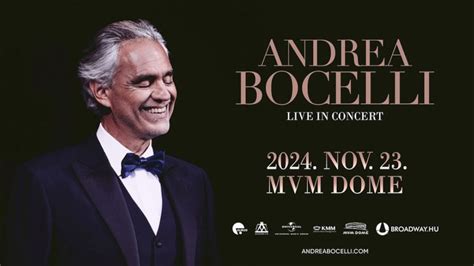 Andrea Bocelli Mvm Dome Budapest November Xpatloop