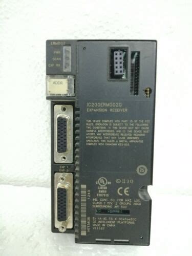 Ge Fanuc Ic Erm G Versamax Erm Expansion Receiver Ebay