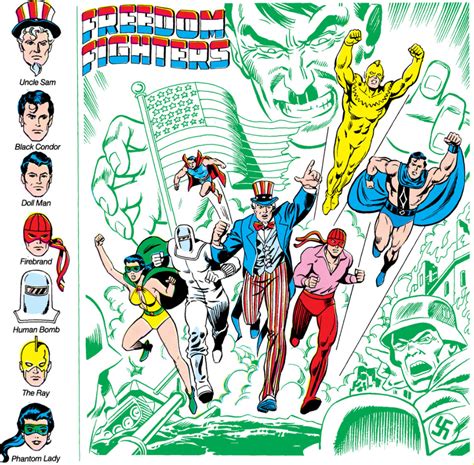 Freedom Fighters Earth X Dc Comics Database