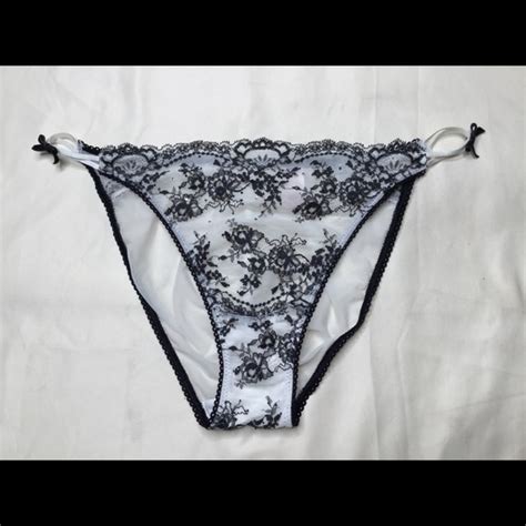 Victoria S Secret Intimates Sleepwear Victorias Secret Sheer Low Rise Bikini L Poshmark