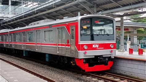 Kompilasi KRL Commuter Line Di Stasiun Cikarang TM 6000 Dan JR 205