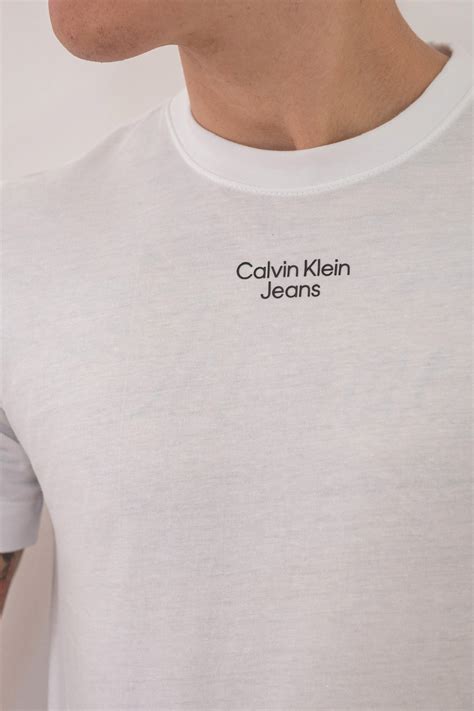 Camiseta Mc Calvin Klein Jeans Slim Comprar Online Pir Mide Center