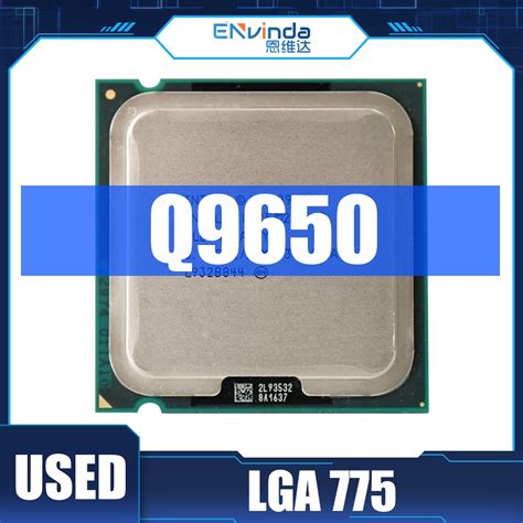 เมนบอรด CPU Intel Core 2 Quad Q9650 3 0 GHz Quad Core Quad Thread 12M