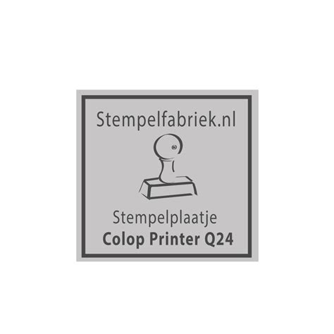 Stempelplaatje Colop Printer Q Kopen Verheesstempels Nl