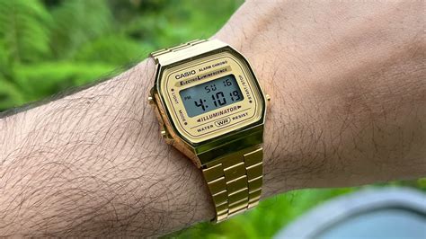 Casio Vintage Gold Classic Watch Unboxing A168WG 9VT YouTube