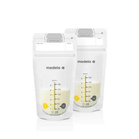 Medela Breast Milk Storage Bags 180ml X50 France