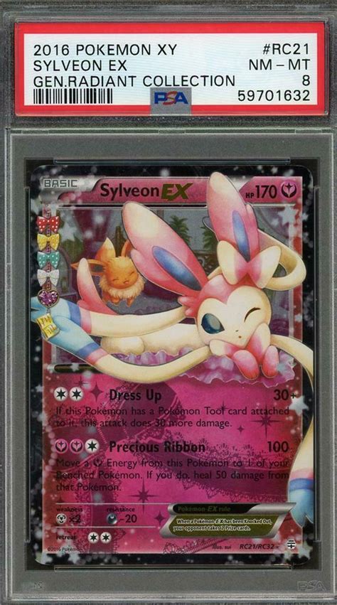 Pokemon Xy Generations Radiant Collection Rc Sylveon Ex Psa