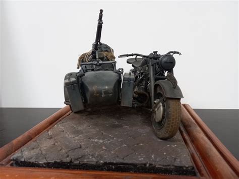 Italeri Model Military Vehicle Zundapp Ks With Sidecar