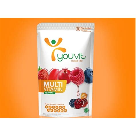 Jual Jual Youvit Multivitamin Gummy Dewasa 1 Sachet 6 Gummy APOTEK