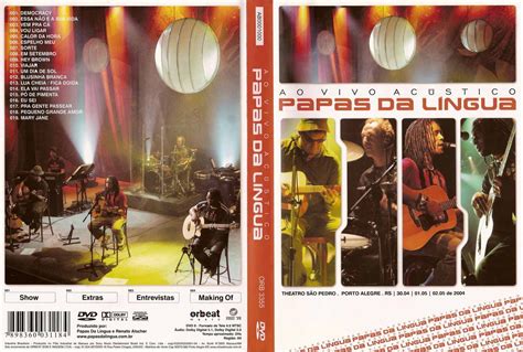 Capas Show Nacional Papas da Língua Ao Vivo Acústico