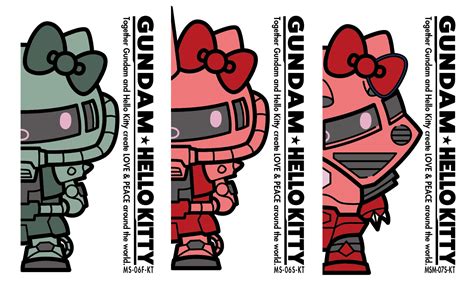 Gundam Vs Hello Kitty Collaboration Releases Final Promotional Video