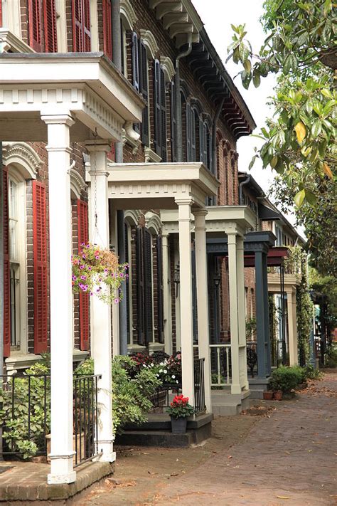 Savannah Row Houses Photograph By Carol Ann Thomas