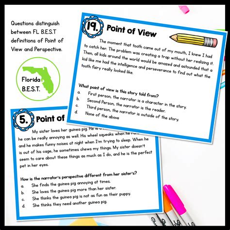 Point Of View Perspective Task Cards Th Grade Ela R Magicore