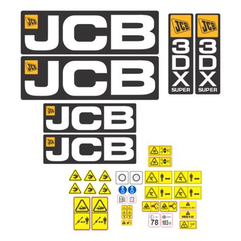 Jcb 3dx Super Decals Online