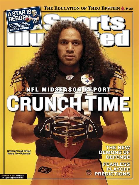 Pittsburgh Steelers Troy Polamalu Sports Illustrated Cover Photograph By Sports Illustrated Pixels