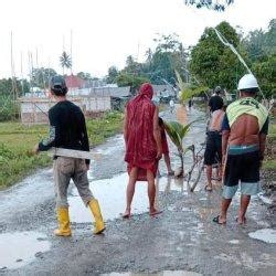 Puluhan Tahun Rusak Parah Masyarakat Desa Orobatu Mamuju Tanam Pohon