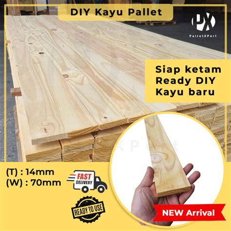 Pinewood Plank 14mm X 70mm Wood Plank For Diy Palletxpert Pinewood Lazada