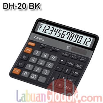 Kalkulator 12 Digits Casio DH 20 BK BLACK Lazada Indonesia