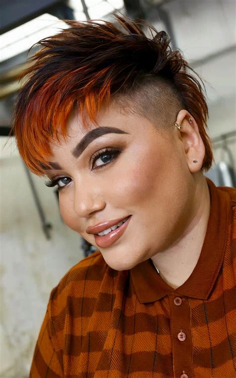 pixie cut chubby face short black hairstyles 6