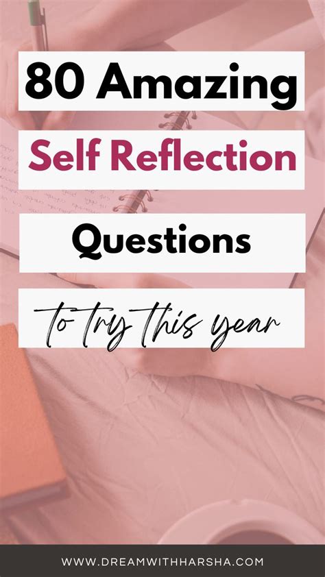 80 Inspiring Self Reflection Questions To Ask Yourself