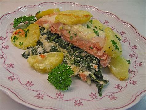 Spinat Lachs Kartoffelauflauf Von Loop Chefkoch