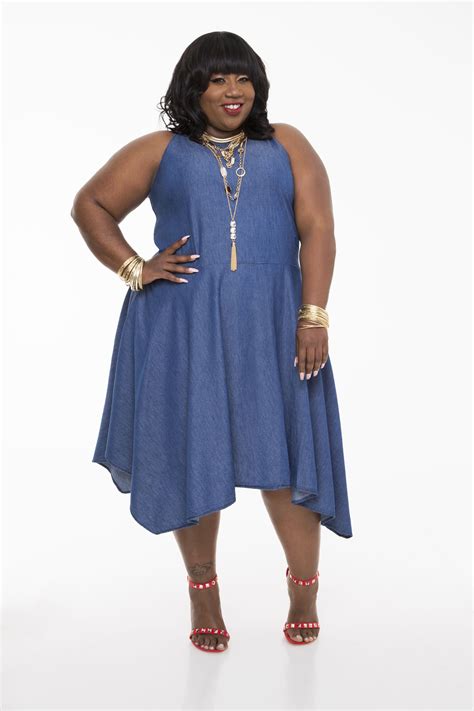 9ashley Stewart Denim Dresses Solo Hermosas