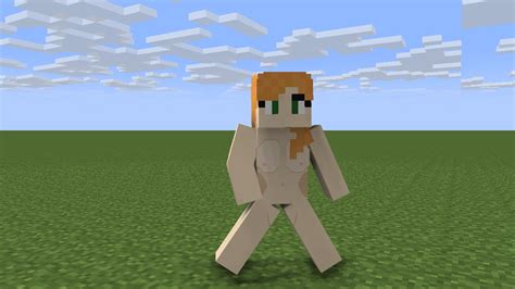 Rule 34 3d Accurate Art Style Alex Minecraft Female Female Focus Female Only Green Eyes