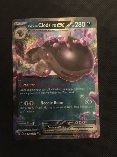 Carte Pokemon Clodsire Ex Destin E De Paldea Kaufen Auf Ricardo