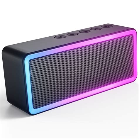 LED RGB Lights Bluetooth Party Speaker 16W Portable Wireless Bluetooth