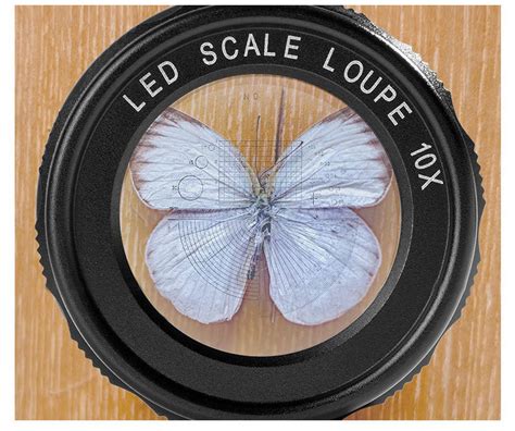 Measuring Loupe 10X - LED Re-chargeable