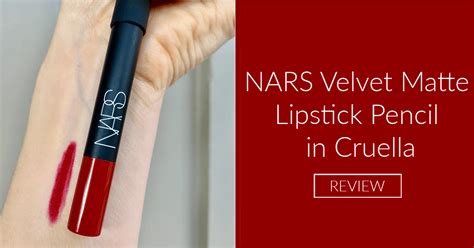 Review Of Nars Velvet Matte Lipstick Pencil In Cruella The Roving Fox