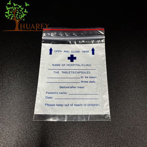 Ldpe Reclosable Plastic Packaging Plastid Zipper Ziplock Bag For