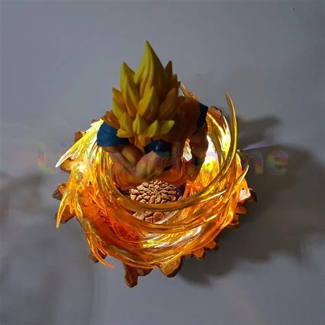 Goku Super Saiyan Led Lamp Dragon Ball Z Figures