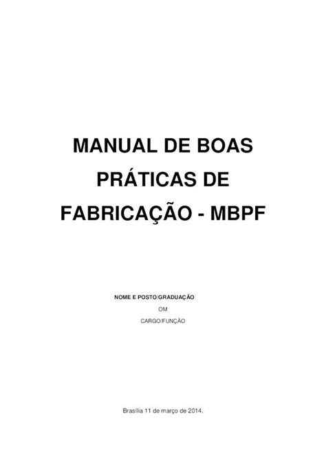 PDF MANUAL DE BOAS PRÁTICAS DE FABRICAÇÃO dabst eb mil br manual