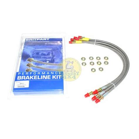 Standard Stainless Steel Braided Brake Hose Kit