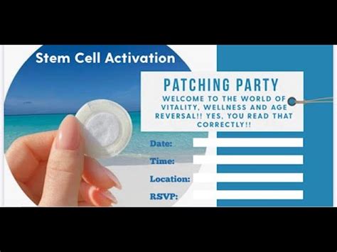 Lifewave Evolve Team How To Set Up A Patching Party Or Practitioner