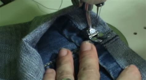 C Mo Cortar Pantalones Y Coser El Bajo A M Quina Correctamente