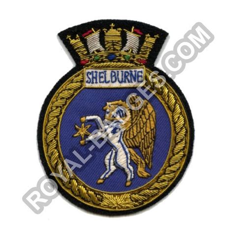 Hmcs Shellburne Badge Royal Badges Llc The Hand Made Badges Comapny