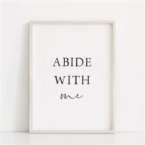 Abide in Me - Etsy